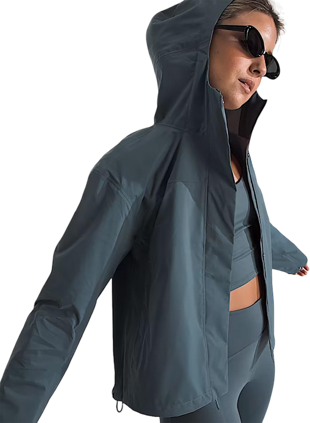 Product gallery image number 3 for product Voyage Rain 3 Layer Hooded Jacket - Women's