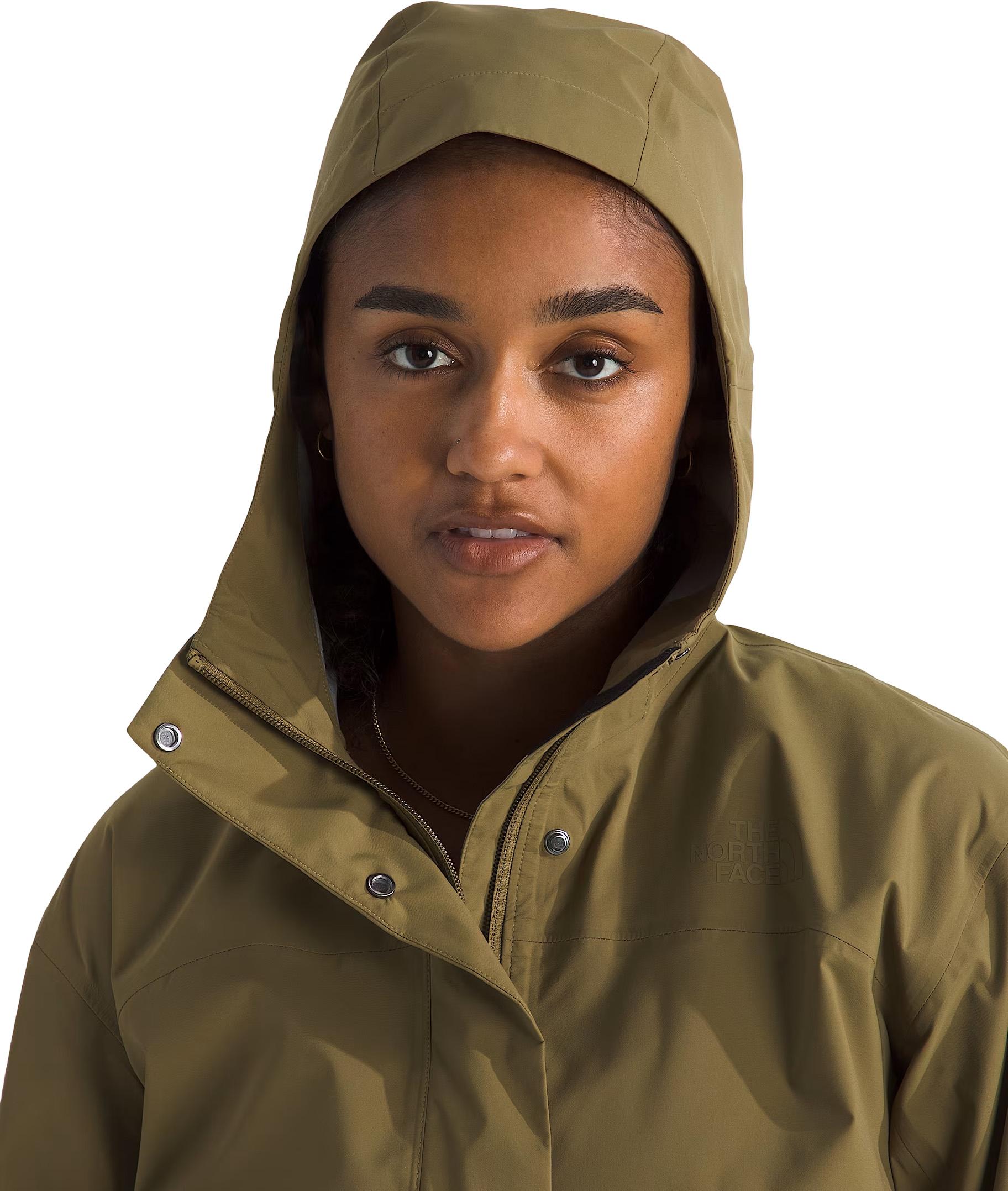 Product gallery image number 4 for product Voyage Rain 3 Layer Hooded Jacket - Women's