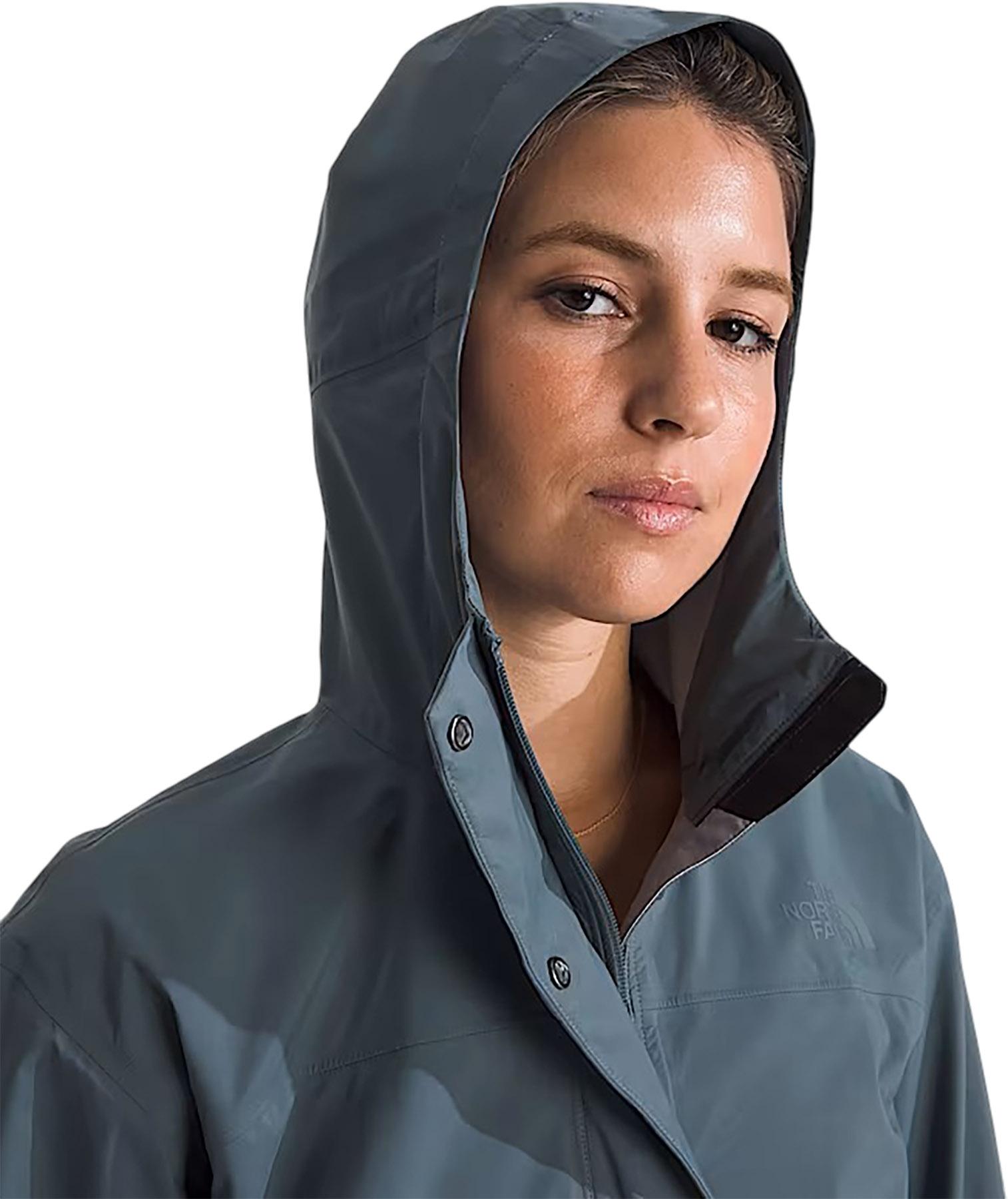 Product gallery image number 4 for product Voyage Rain 3 Layer Hooded Jacket - Women's
