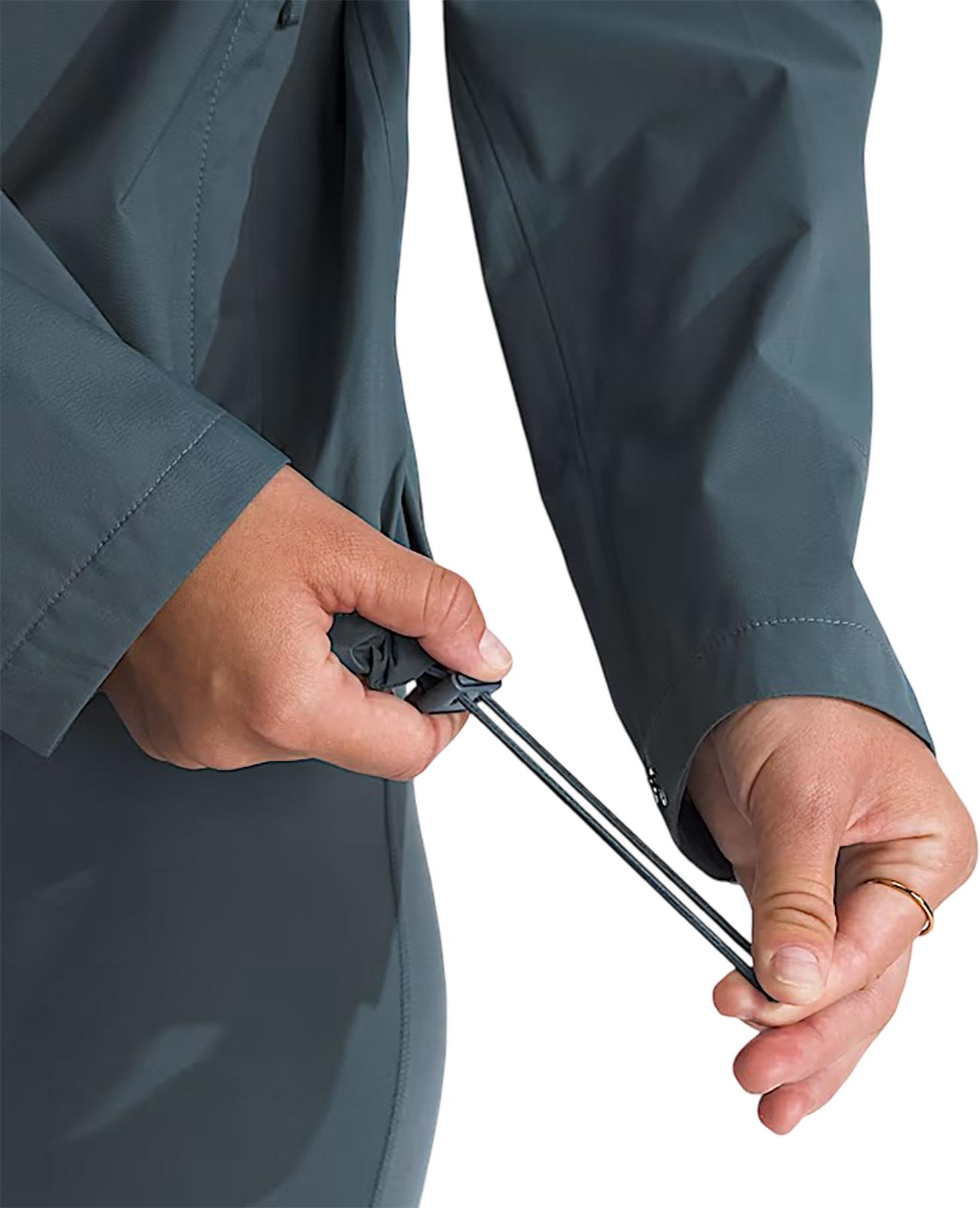 Product gallery image number 5 for product Voyage Rain 3 Layer Hooded Jacket - Women's