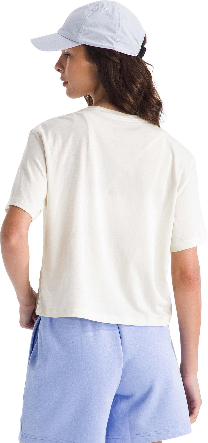 Product image for T-shirt écourté à manches courtes coupe décontractée Evolution Simple Dome - Femme