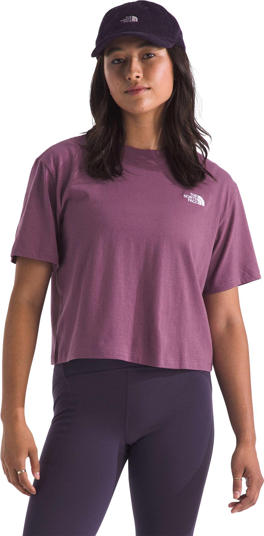Product image for Evolution Simple Dome Crop Relaxed Short Sleeve T-Shirt - Women's