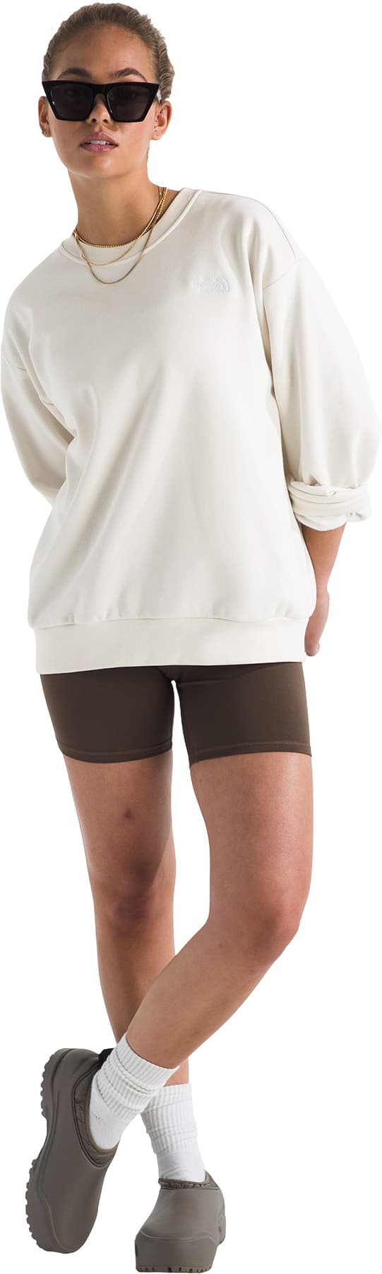 Product gallery image number 2 for product Evolution Simple Dome Oversized Crew Neck Sweatshirt - Women's