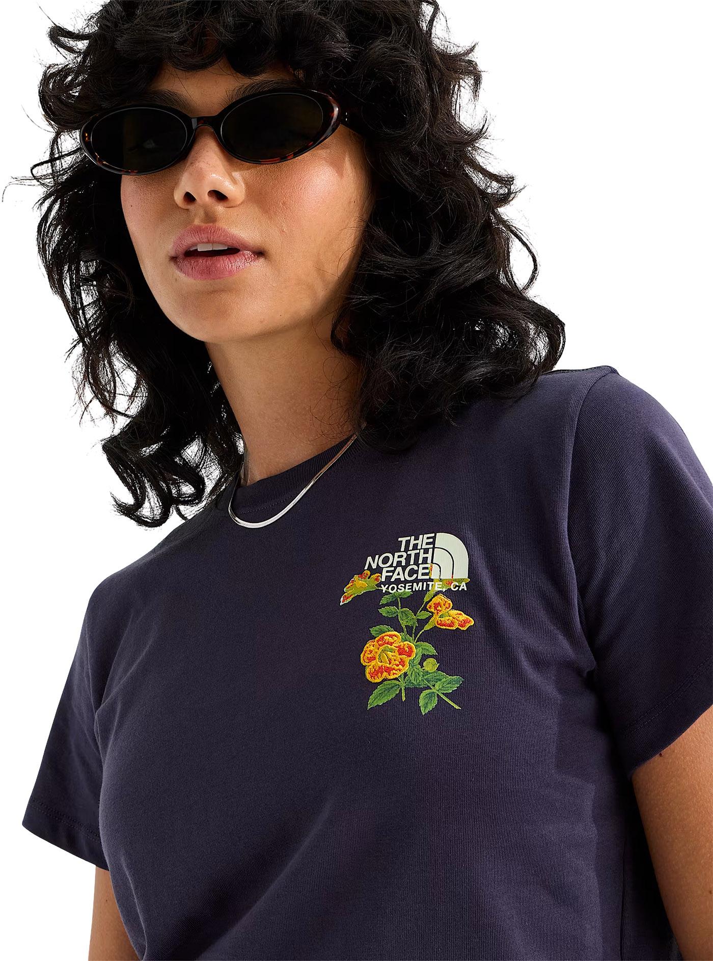 Numéro de l'image de la galerie de produits 2 pour le produit T-shirt graphique à manches courtes régulière brodé Flora - Femme