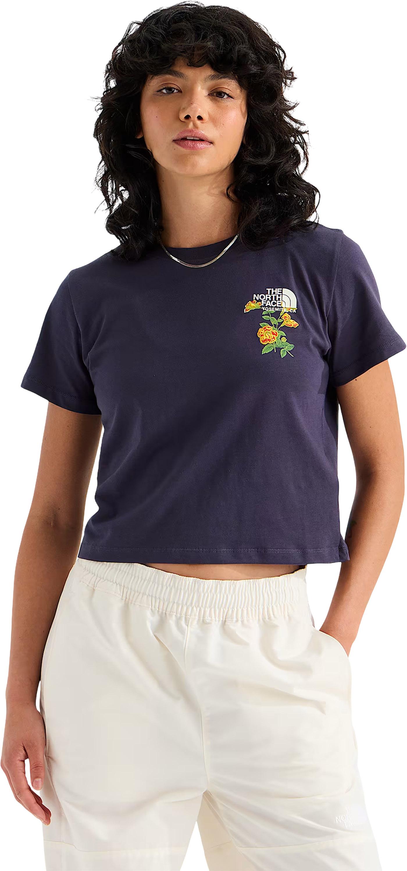 Image de produit pour T-shirt graphique à manches courtes régulière brodé Flora - Femme  