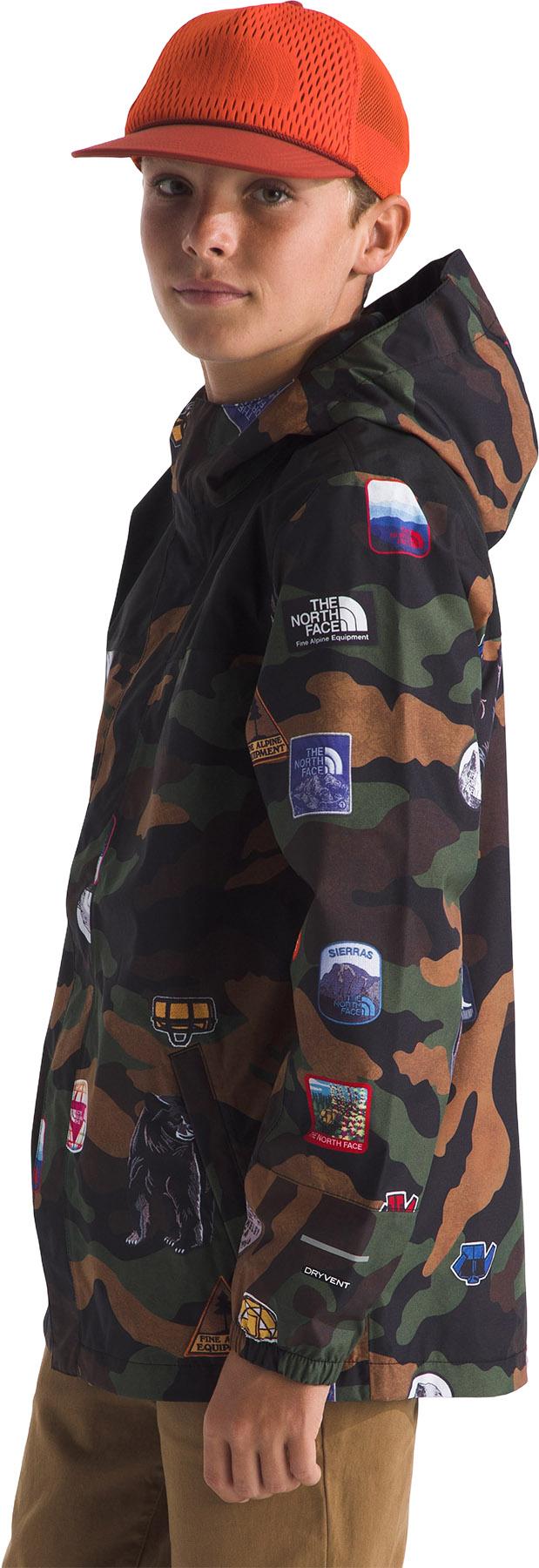 Product gallery image number 5 for product Antora Printed Rain Jacket - Boys