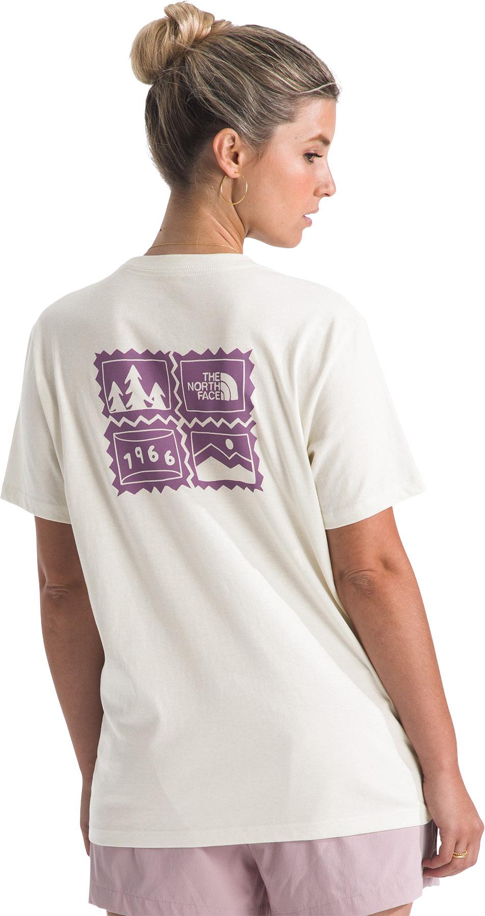 Product gallery image number 2 for product Exploring Stamps Relaxed Short-Sleeve T-Shirt - Women's