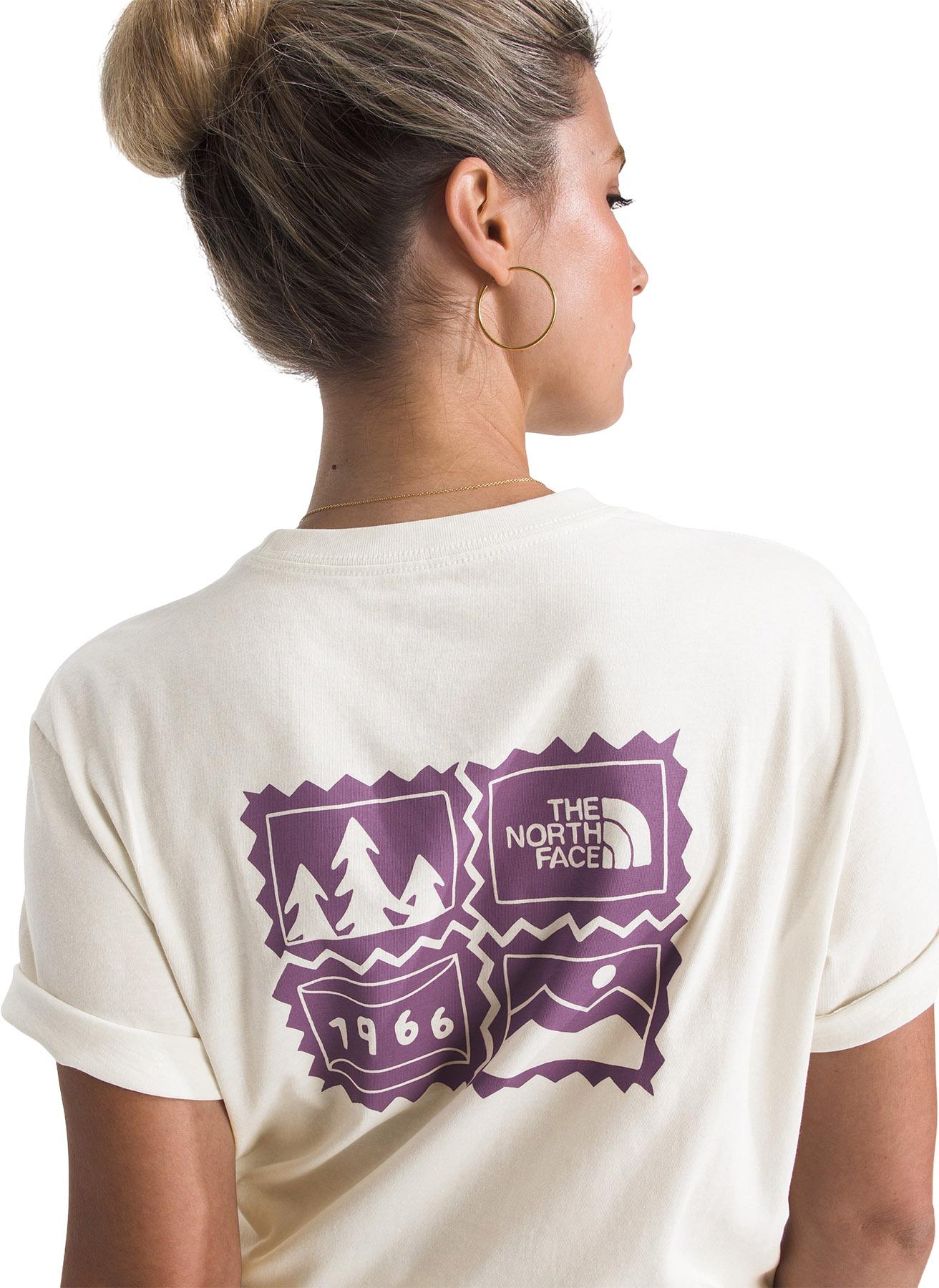 Product gallery image number 3 for product Exploring Stamps Relaxed Short-Sleeve T-Shirt - Women's