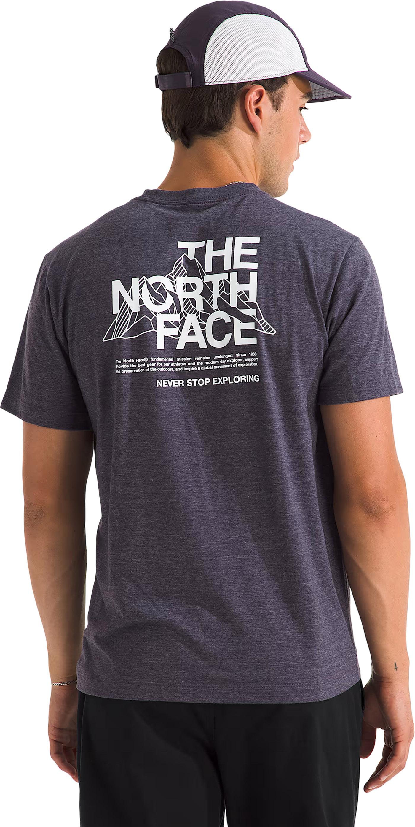 Product gallery image number 3 for product Tri-Blend Mountain Sketch Short Sleeve T-Shirt - Men's