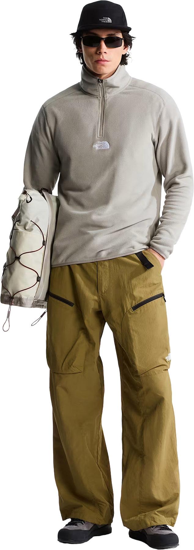 Product gallery image number 3 for product Glacier 1/4 Zip Embroidered Logo Fleece Pullover - Men's