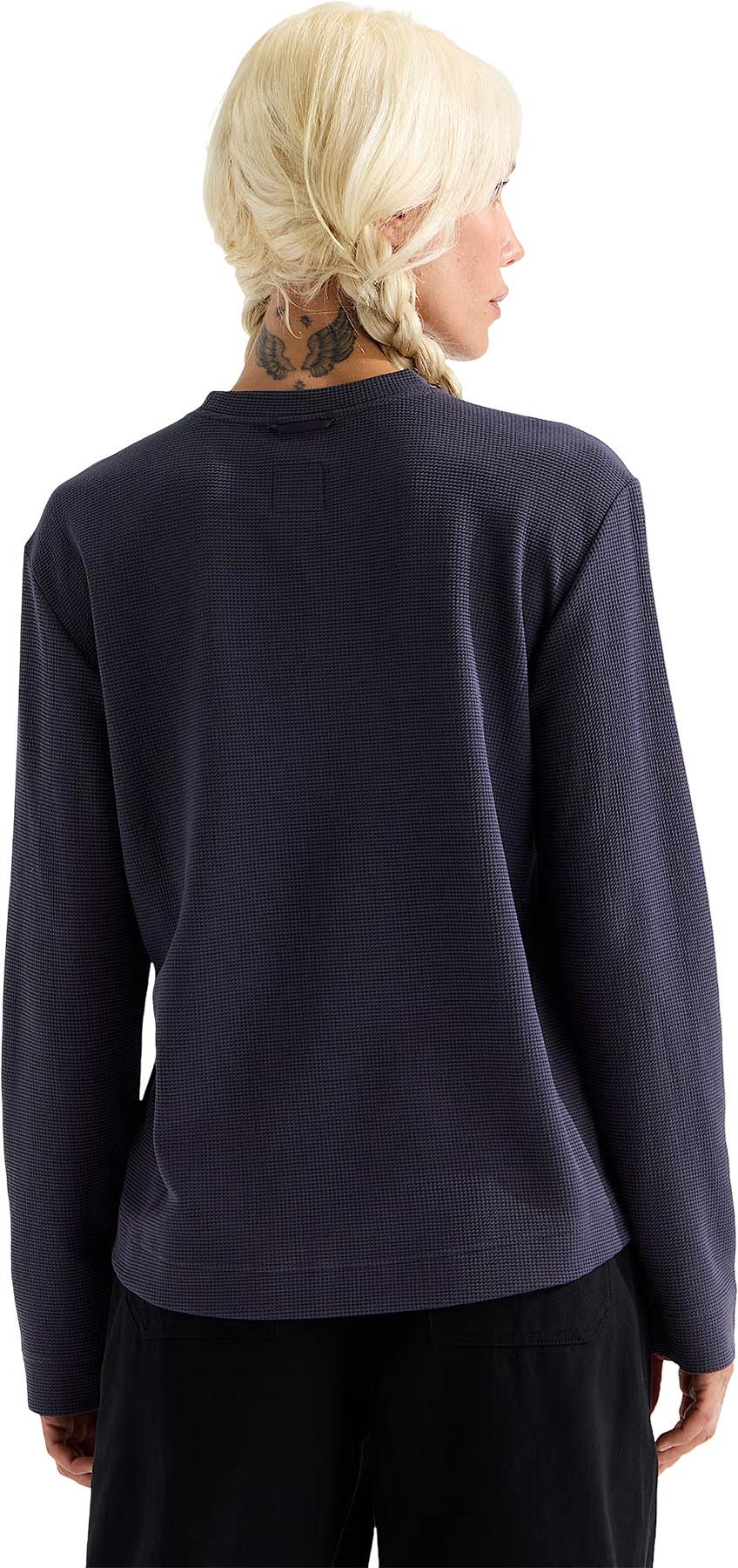 Product gallery image number 3 for product Ridge Path Waffle Long Sleeve Crew Neck T-Shirt - Women's