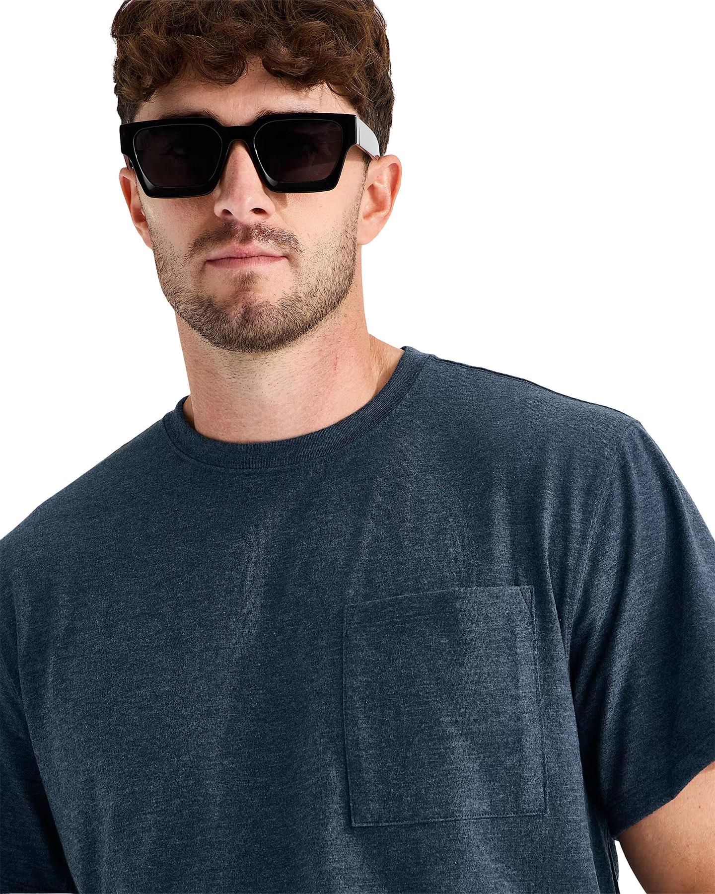 Product gallery image number 3 for product Tri-Blend Short Sleeve Pocket T-Shirt - Men's