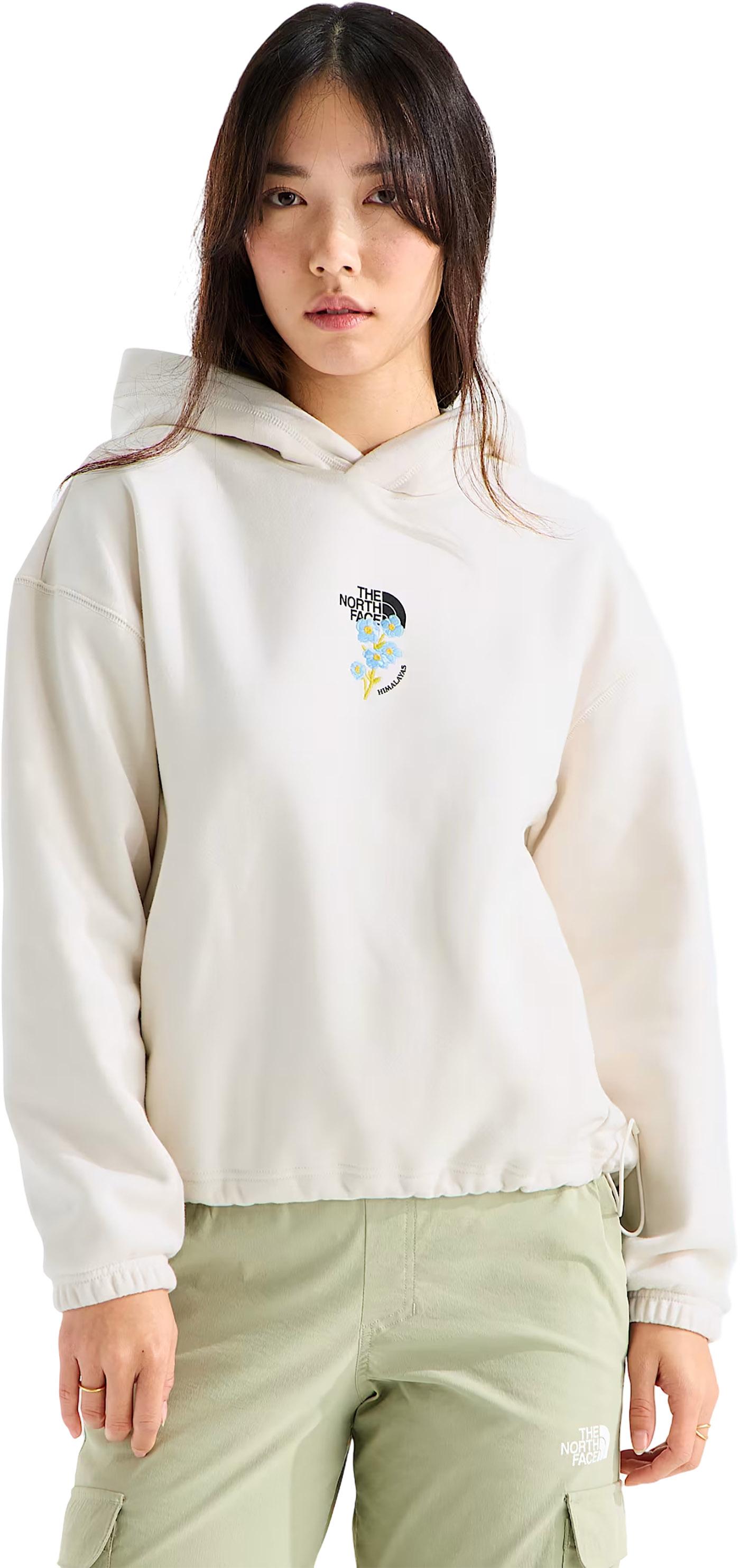 Image de produit pour Chandail à capuchon à enfiler brodé Himalayan Blue Poppy Places We Love - Femme  