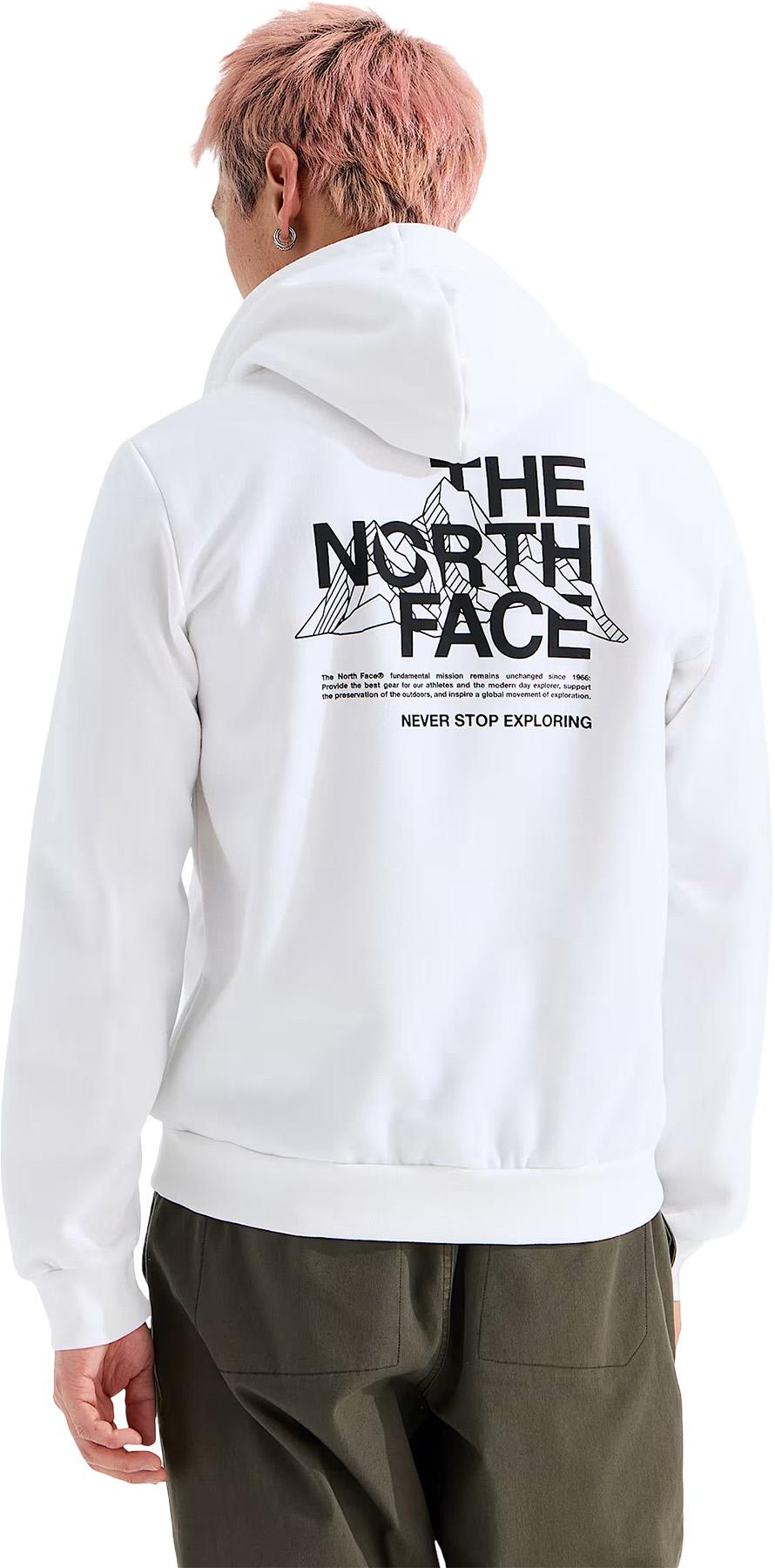 Product gallery image number 2 for product Evolution Mountain Sketch Regular Hoodie - Men's