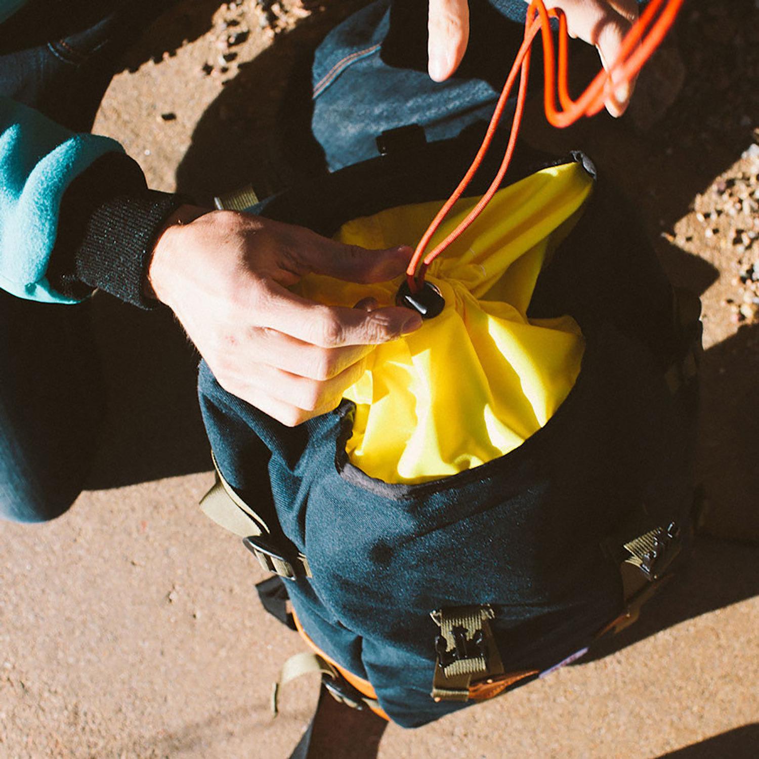 Product gallery image number 2 for product Klettersack Navy Leather 22L