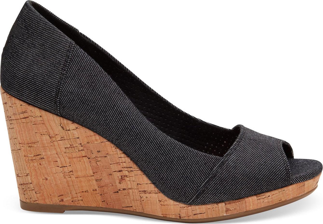 Product gallery image number 1 for product Stella Peep Toe Wedge Shoes - Women's