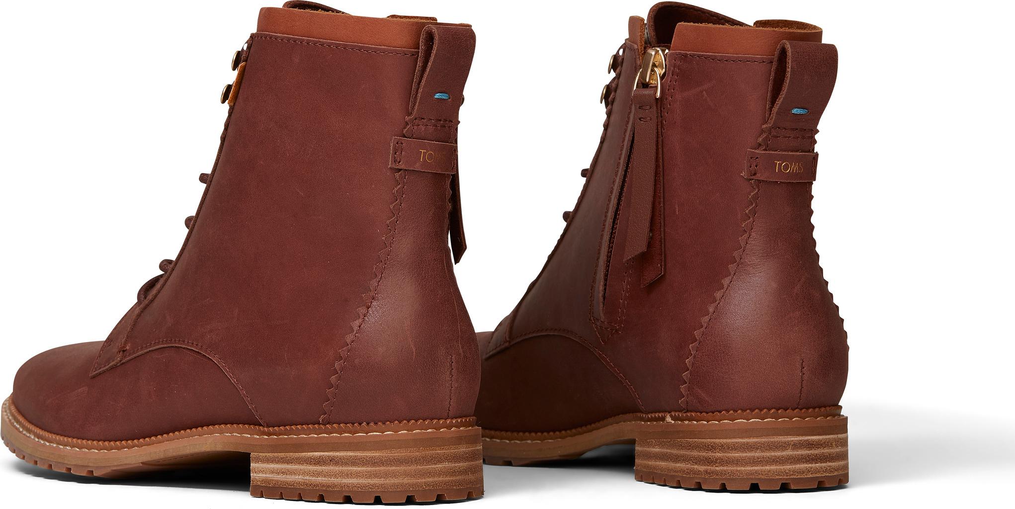 Product gallery image number 2 for product Penny Brown Leather Nolita Boots - Women's