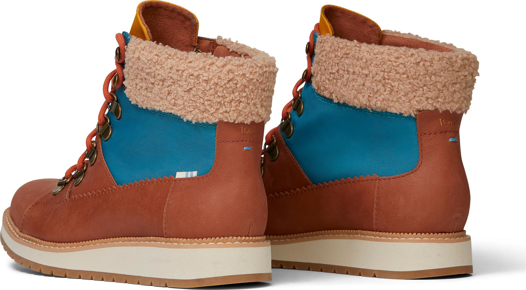 Product gallery image number 4 for product Waterproof Leather Hazel Leather Harbor Blue Techy Nylon Mesa Boots - Women's