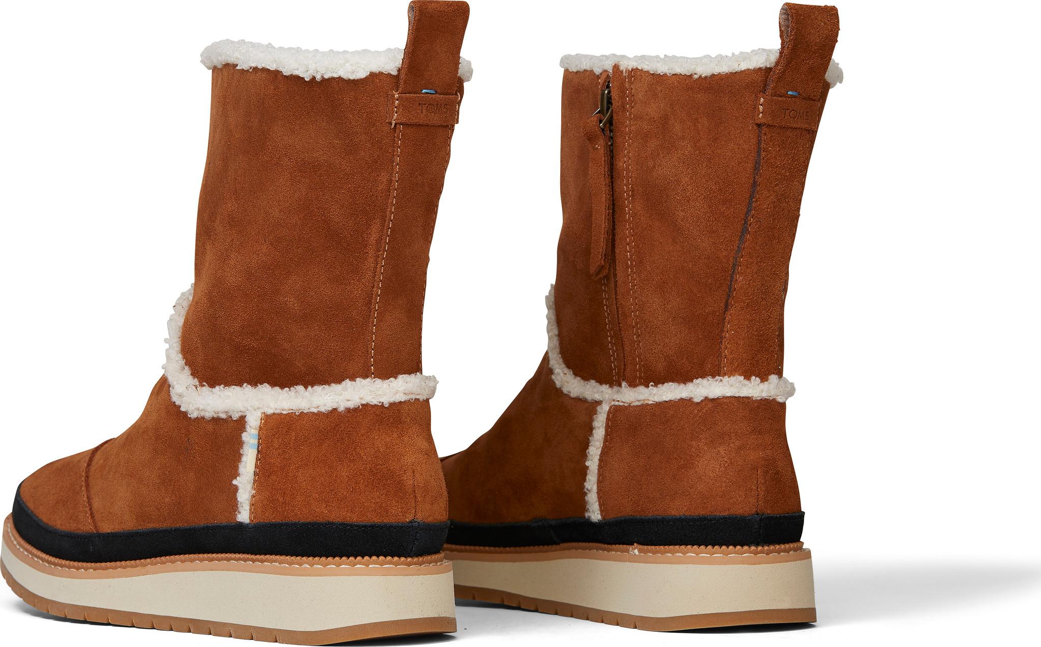 Product gallery image number 2 for product Water Resistant Cinnamon Suede Makenna Boots - Women's