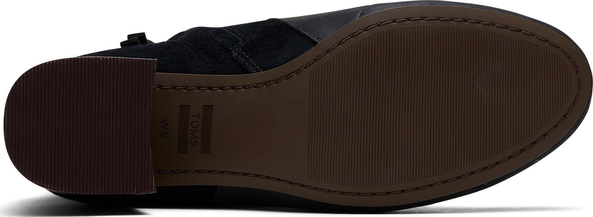 Product gallery image number 3 for product Black Leather Pig Nubuck Emmy Boots - Women's