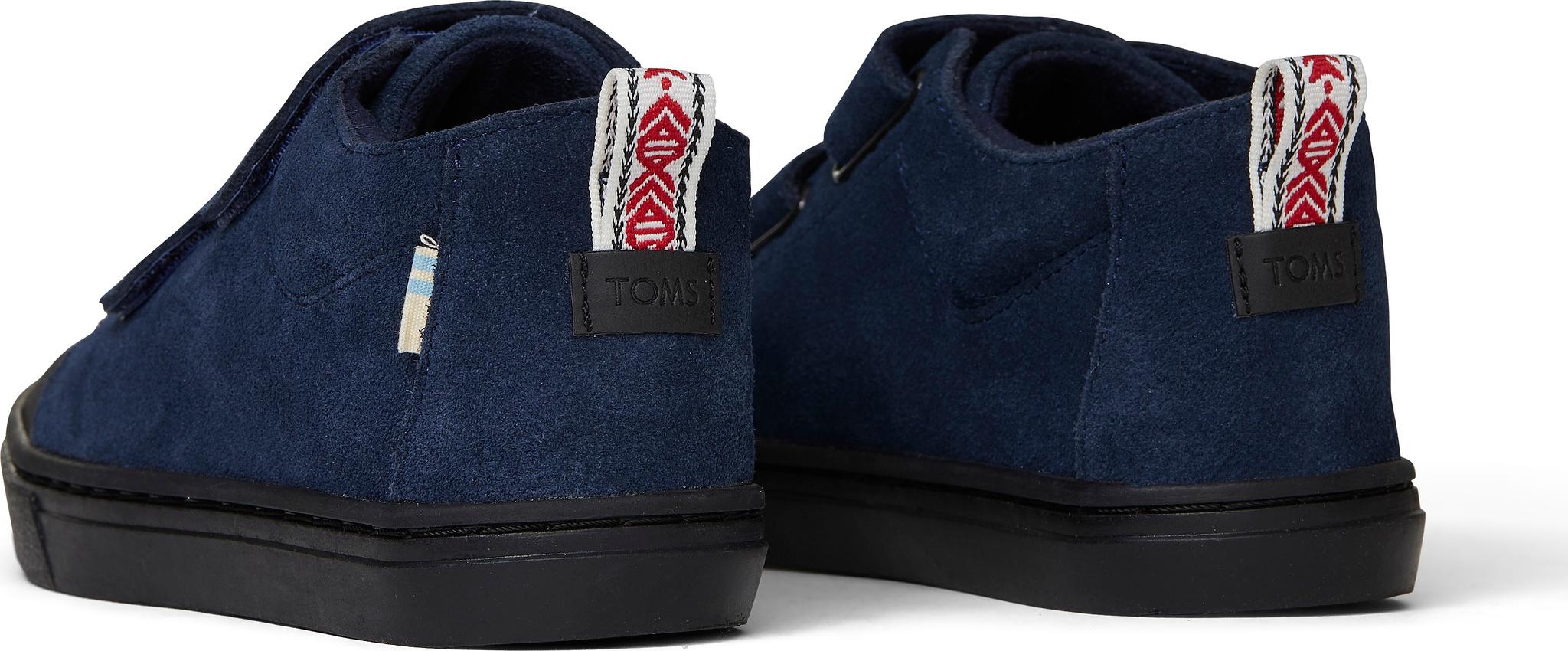 Product gallery image number 2 for product Navy Suede Lenny Sneakers - Kids