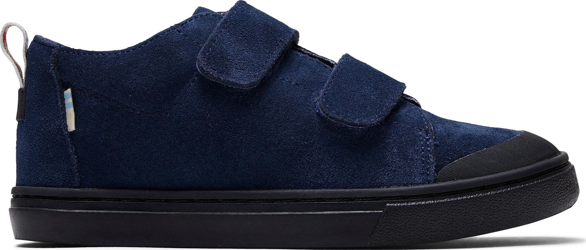 Product gallery image number 1 for product Navy Suede Lenny Sneakers - Kids