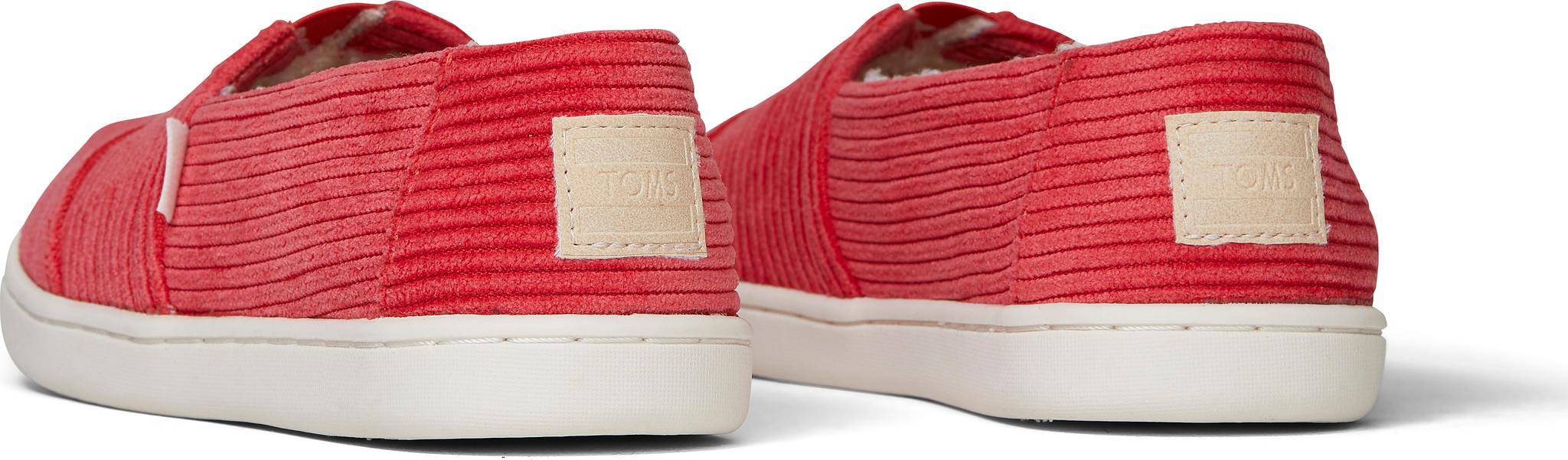 Product gallery image number 2 for product Red Corduroy Alpargata Shoes - Kids