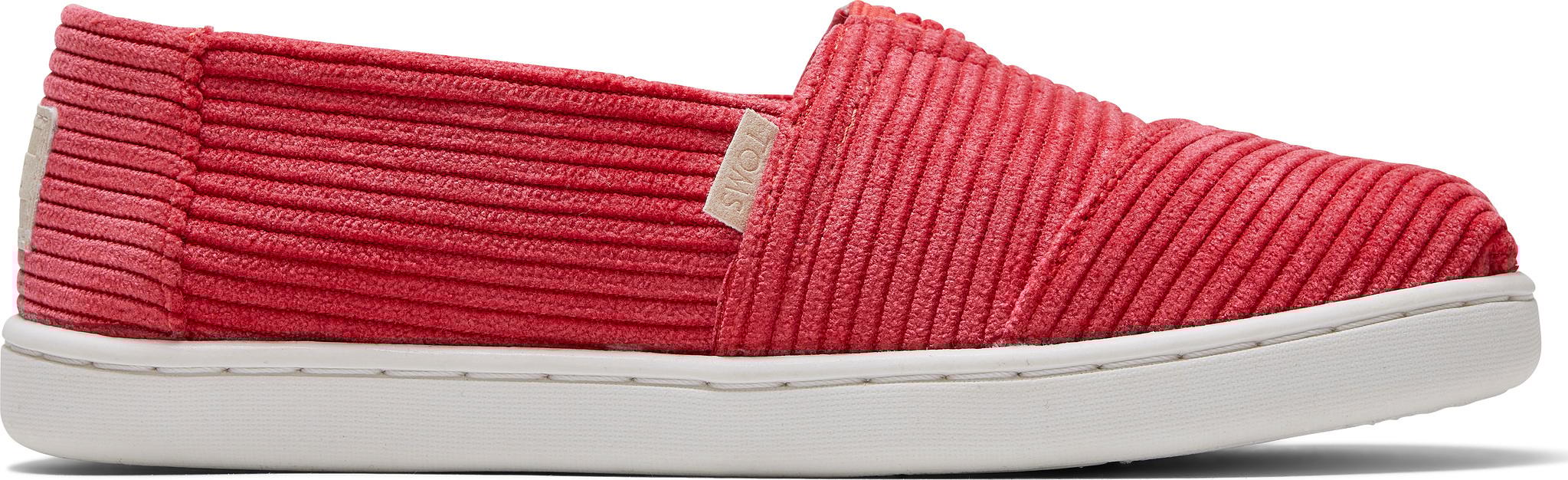 Product gallery image number 1 for product Red Corduroy Alpargata Shoes - Kids