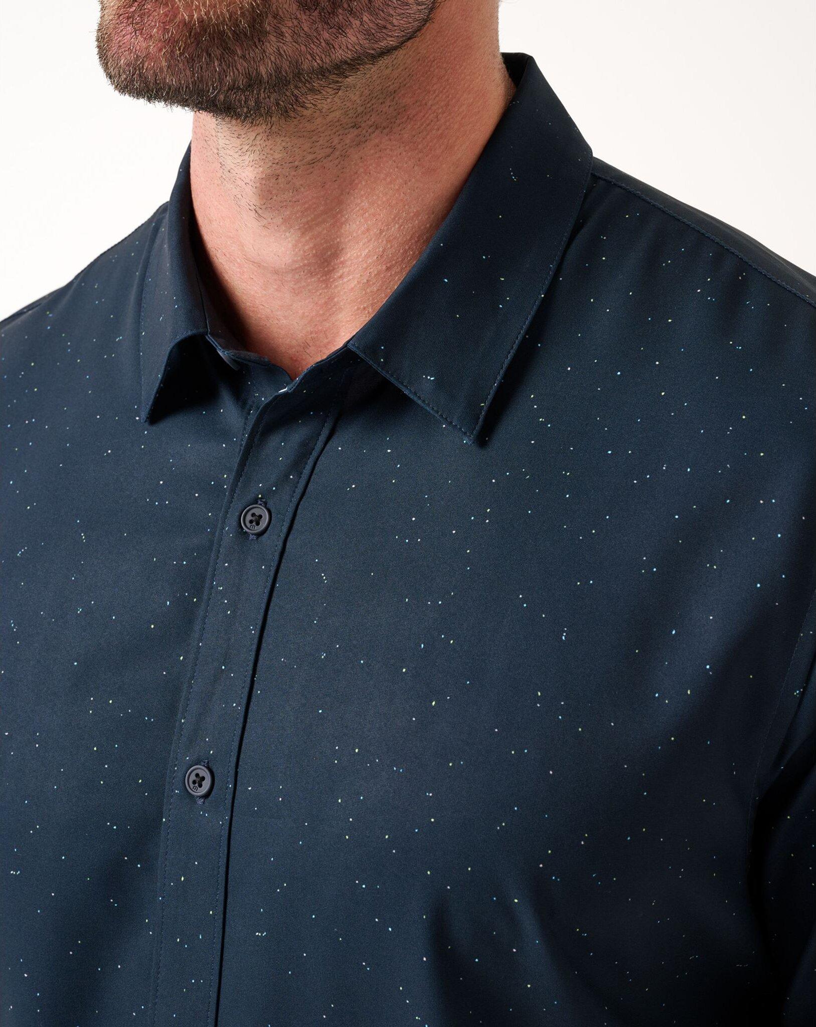 Product gallery image number 4 for product Techwoven Chartered Button-Up Shirt - Men's