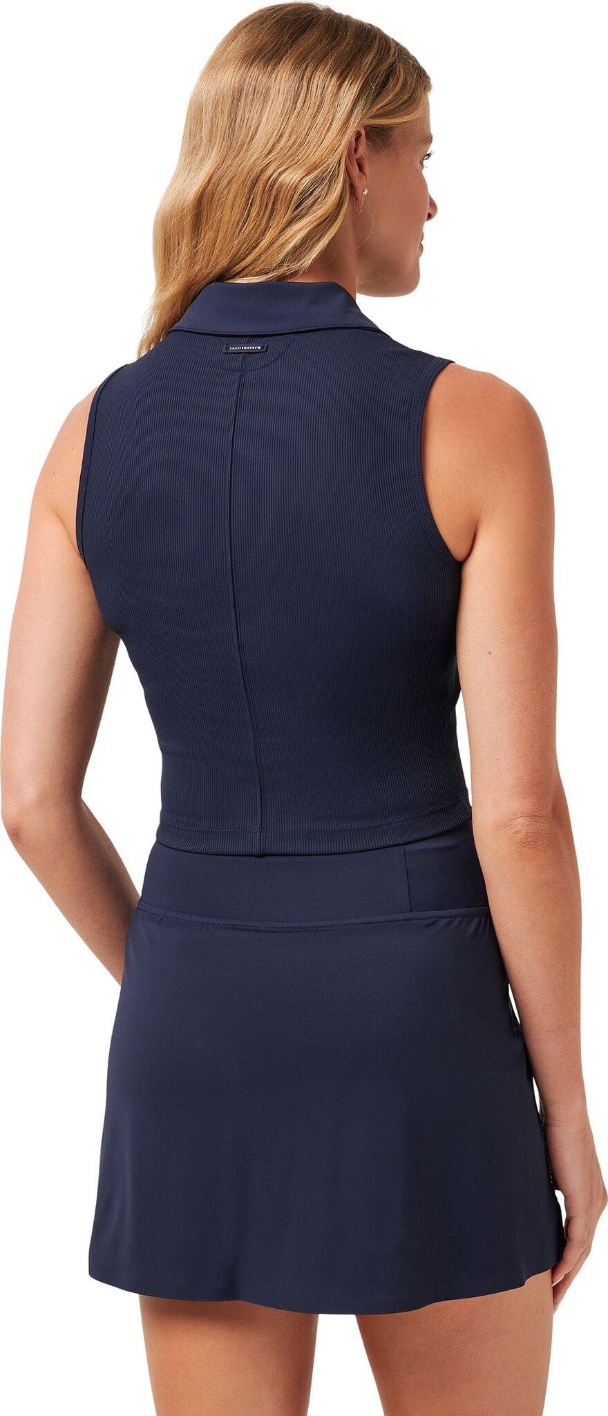 Product gallery image number 3 for product MoveKnit Rib Zip Polo - Women's
