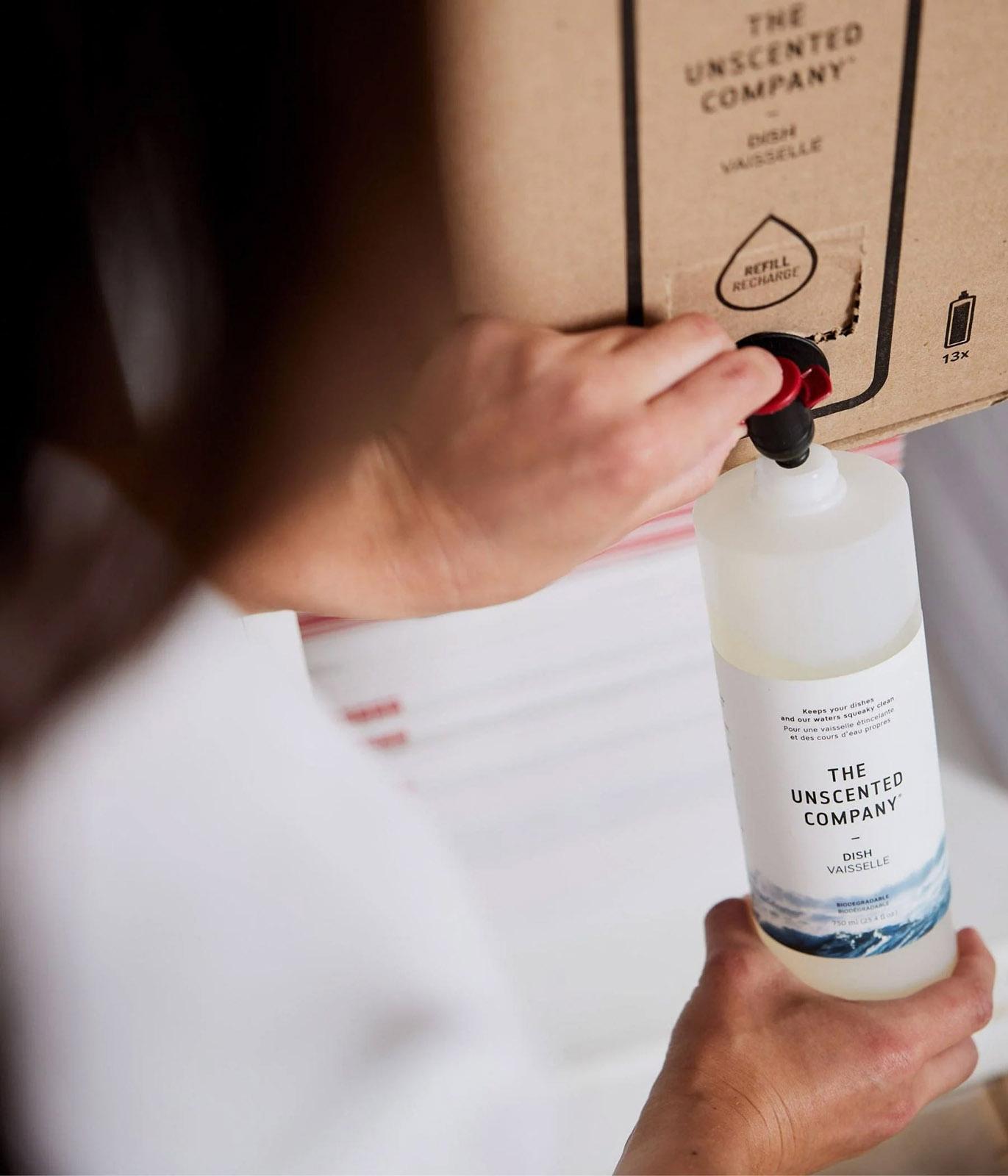 Product gallery image number 2 for product Liquid Dish Soap Refill Box 4L