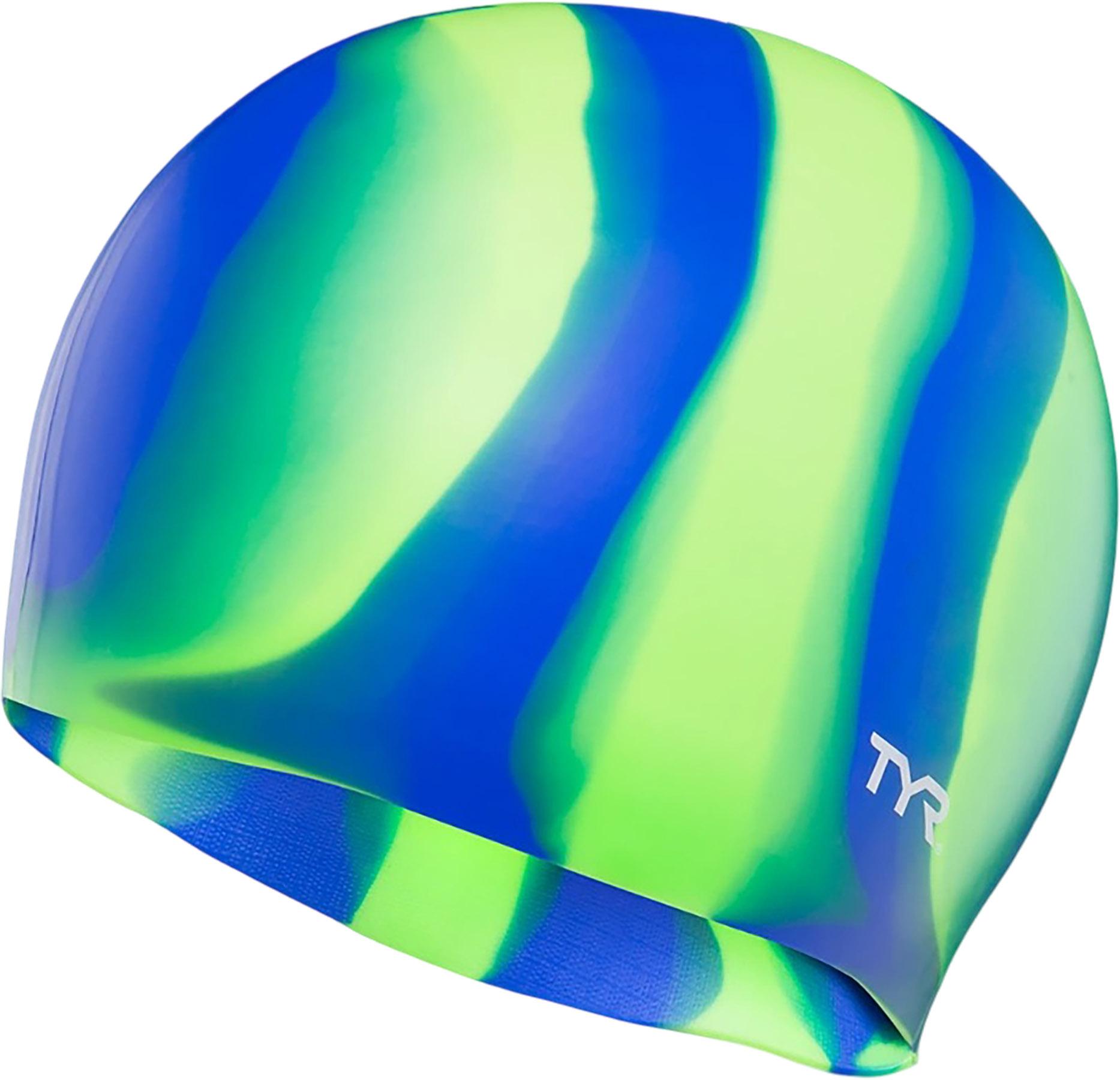 Product image for Multi-Color Silicone Swim Cap - Unisex