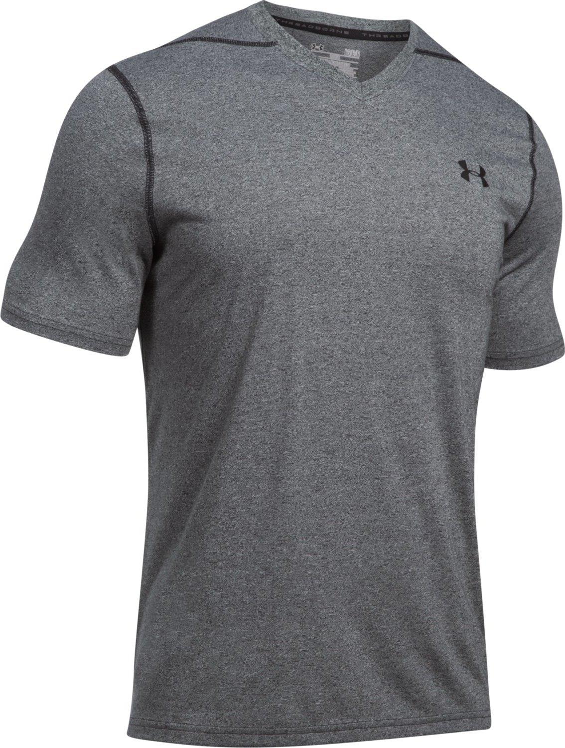 Product gallery image number 1 for product UA Threadborne Siro Vneck Short Sleeve - Men's