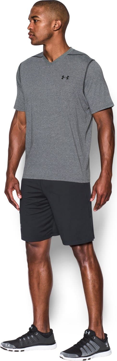 Product gallery image number 4 for product UA Threadborne Siro Vneck Short Sleeve - Men's