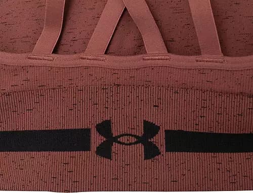 Product gallery image number 3 for product UA Seamless Low Long Heather Sports Bra - Women's