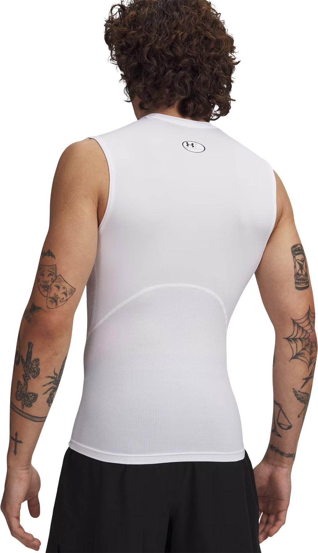 Product gallery image number 3 for product HeatGear Compression Sleeveless Base Layer Top - Men's