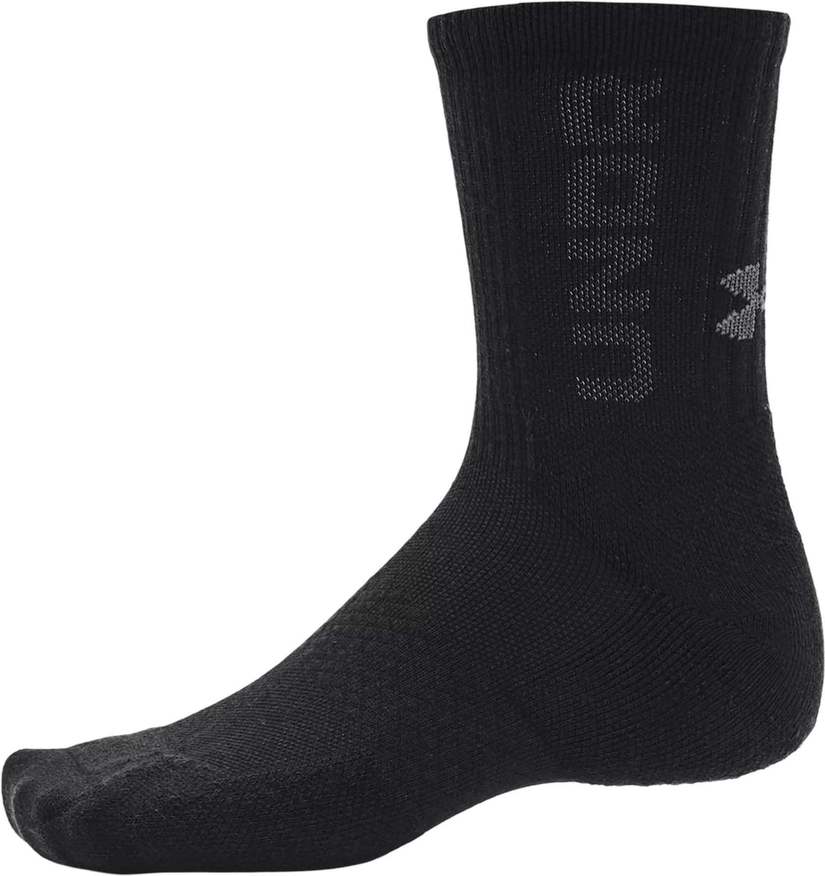 Product gallery image number 4 for product UA 3-Maker 3-Pack Mid-Crew Socks - Unisex