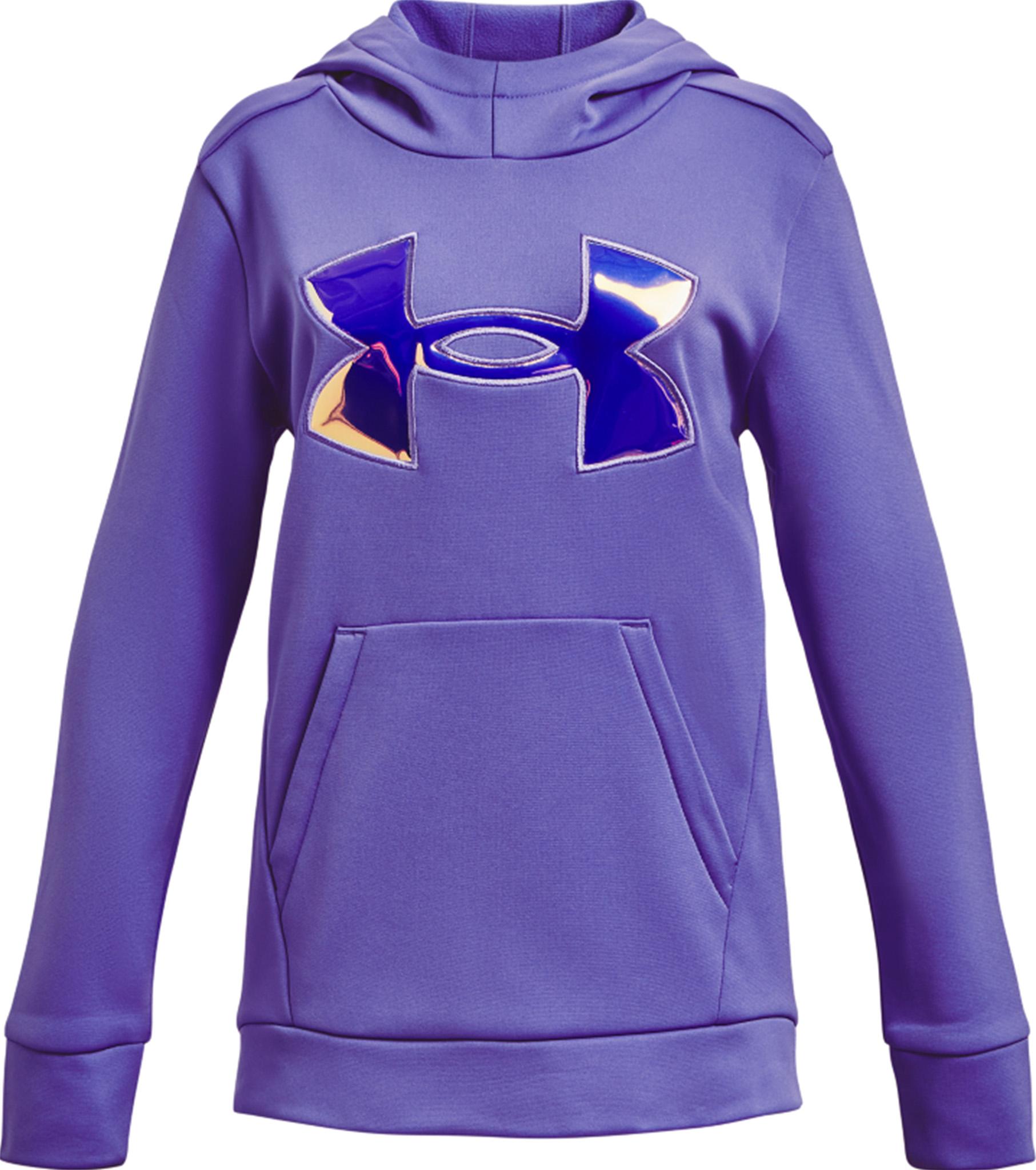 Numéro de l'image de la galerie de produits 1 pour le produit Chandail à capuchon Big Logo Iridescent Armour Fleece - Fille