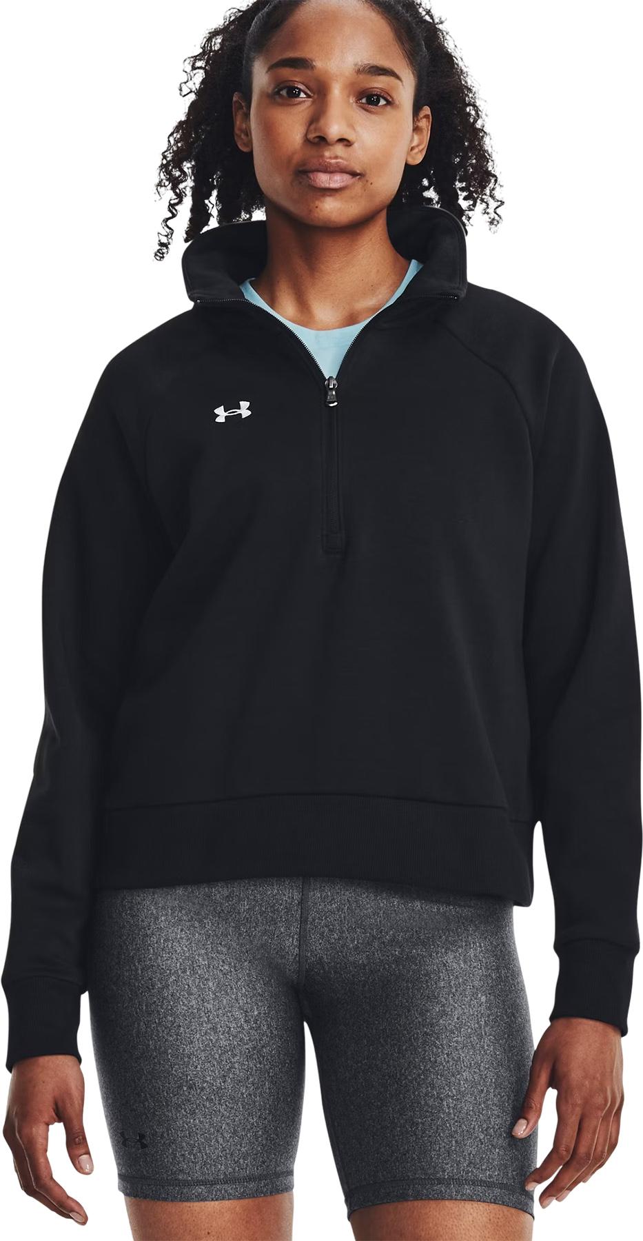 Product gallery image number 4 for product UA Rival Fleece ½ Zip Pullover - Women's