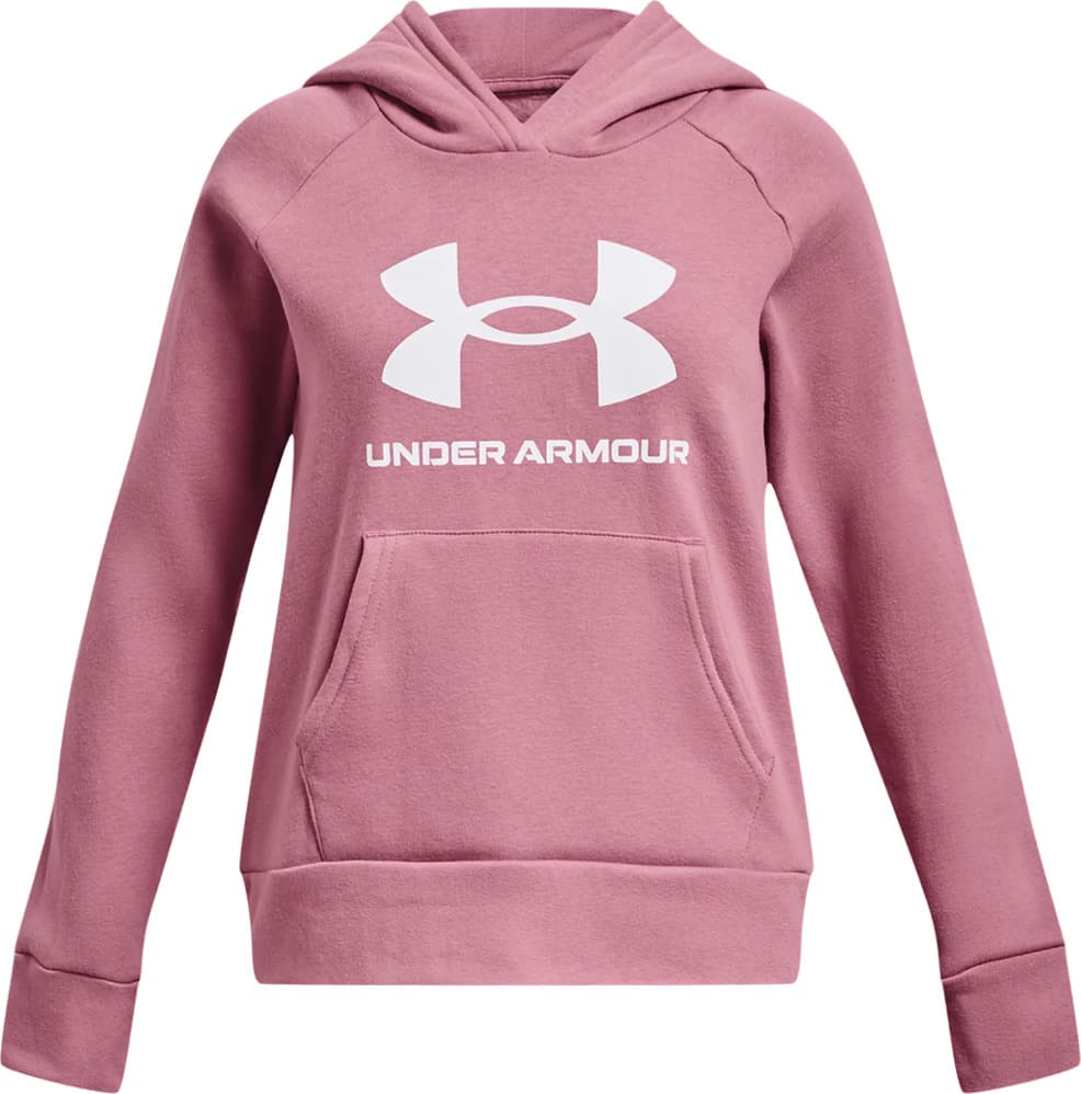 Product gallery image number 1 for product UA Rival Fleece Big Logo Hoodie - Girl