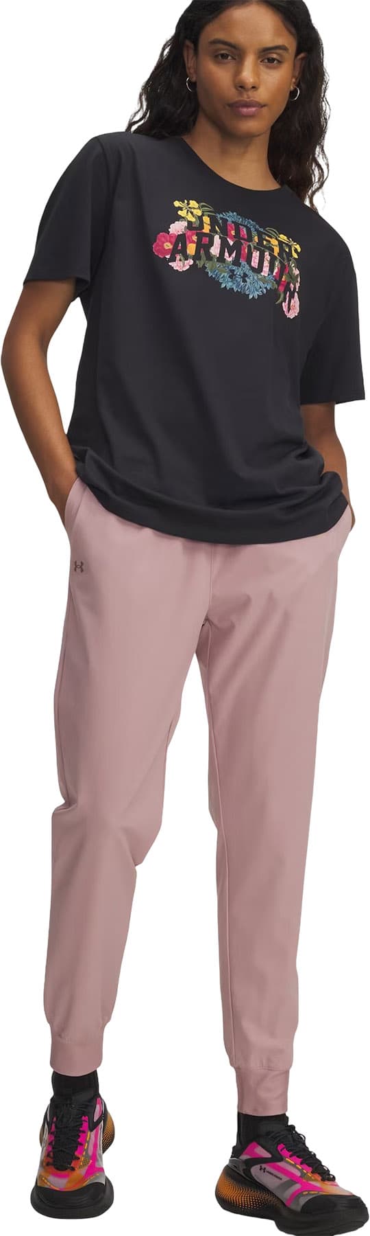 Product gallery image number 2 for product UA Rival High-Rise Woven Pant - Women's