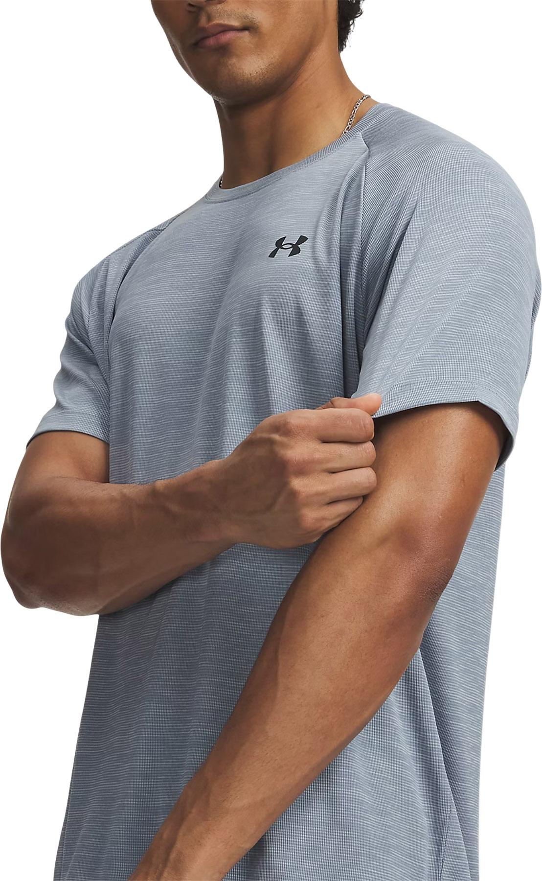Product gallery image number 3 for product UA Tech Textured Short Sleeve T-Shirt - Men's