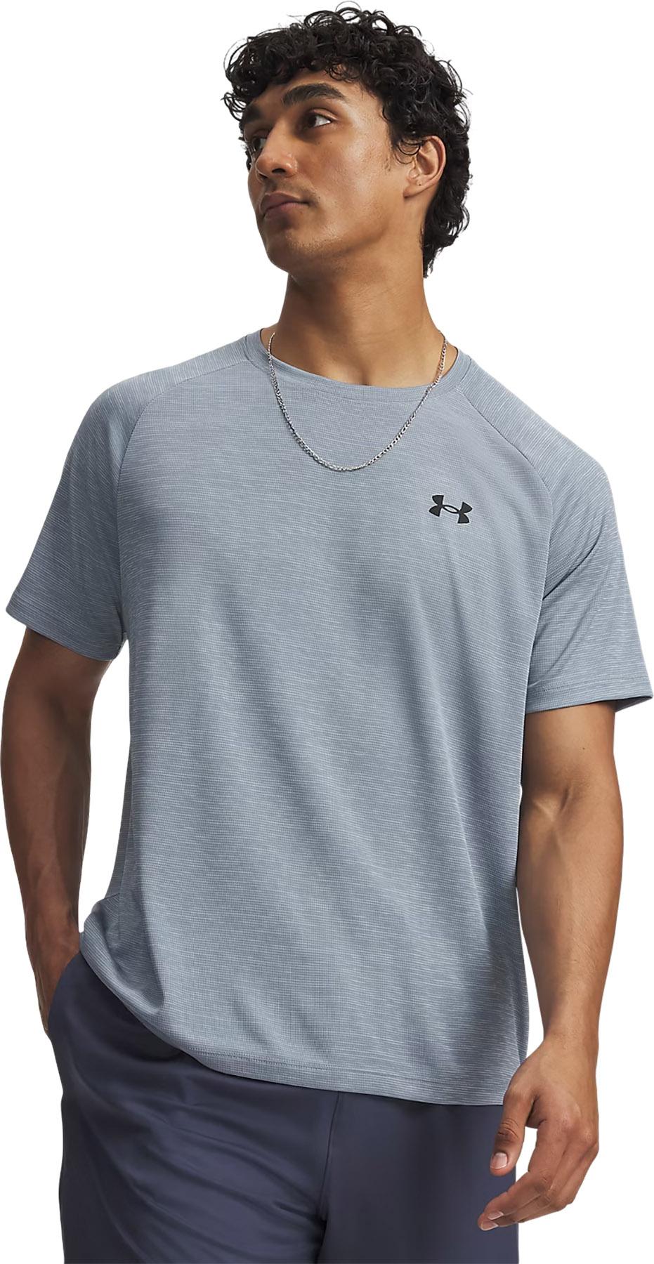 Product image for UA Tech Textured Short Sleeve T-Shirt - Men's