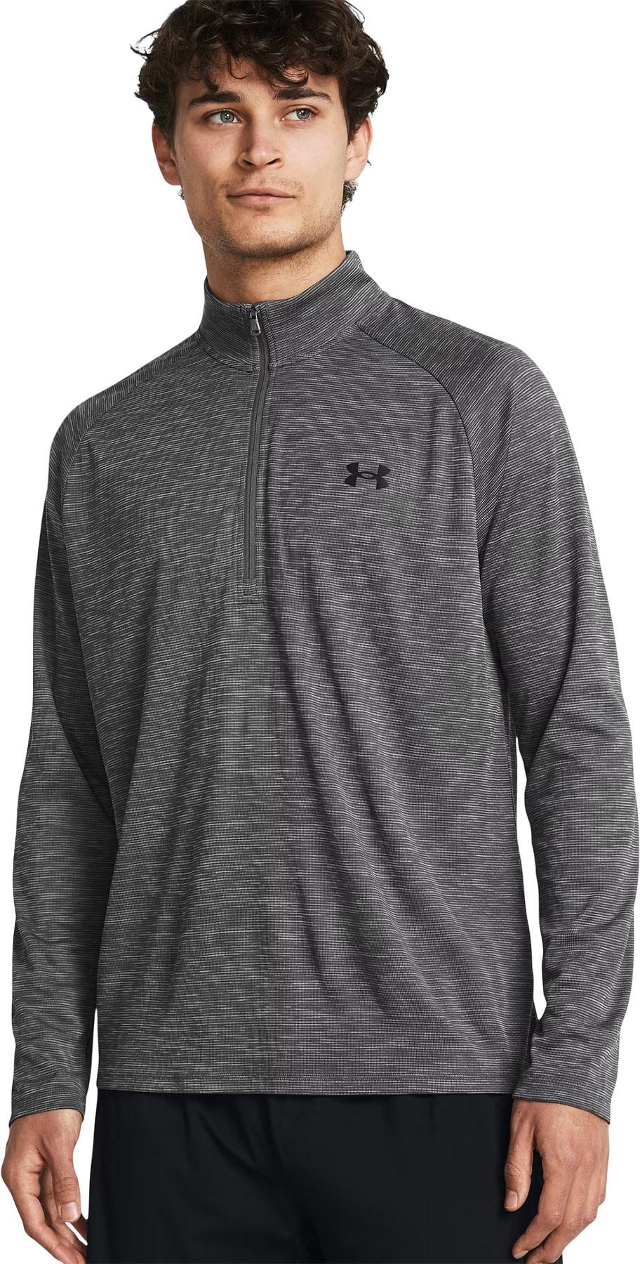 Product gallery image number 4 for product UA Tech Textured ½ Zip Pullover - Men's