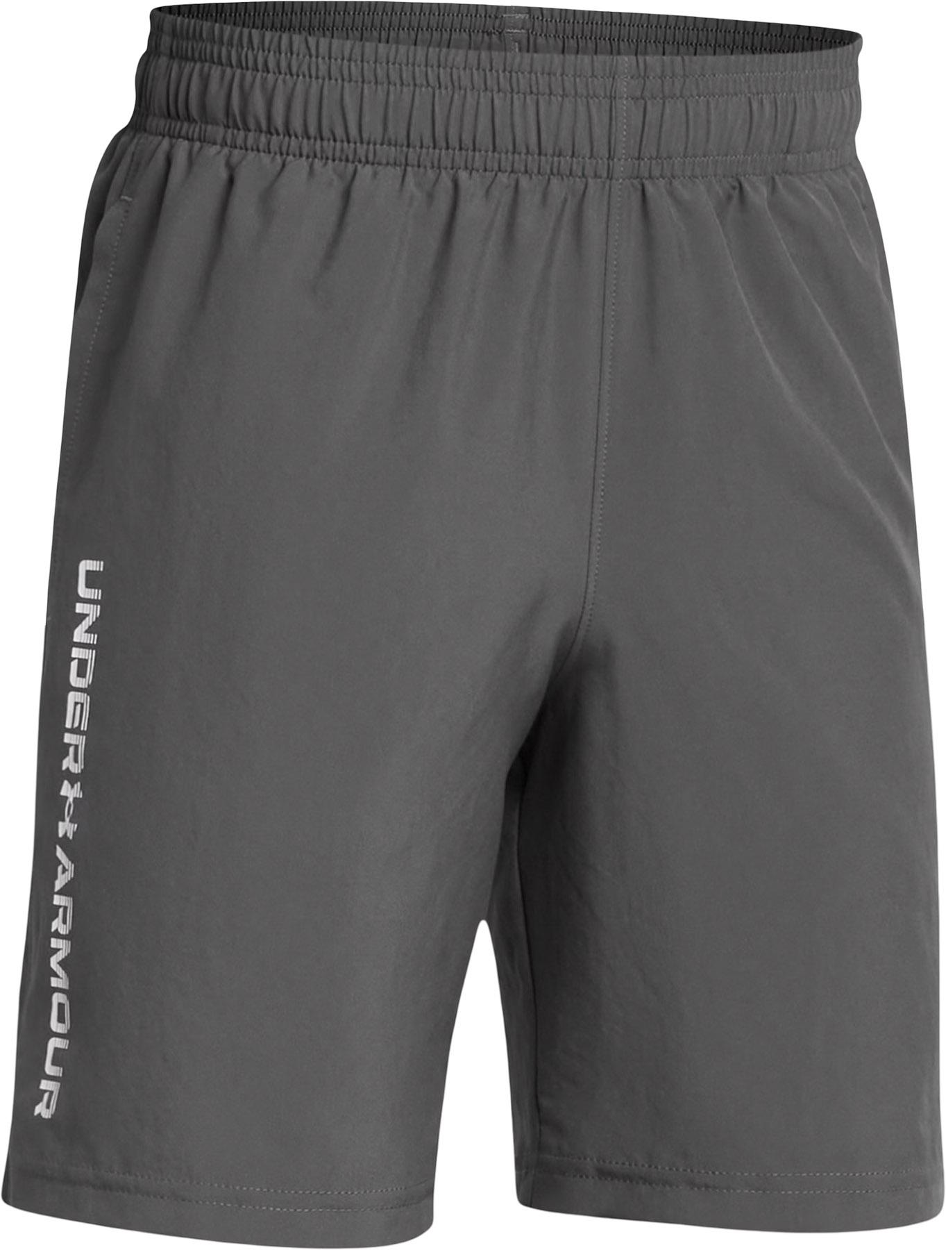 Product gallery image number 3 for product UA Tech Woven Wordmark Shorts - Boys