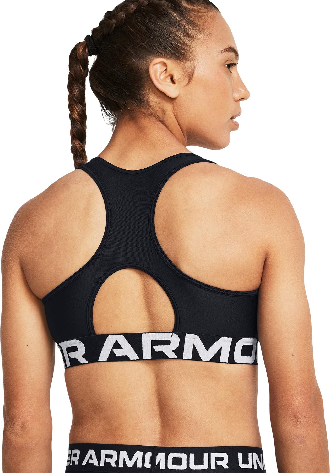 Product gallery image number 3 for product UA HeatGear Armour Mid Branded Sports Bra - Women's