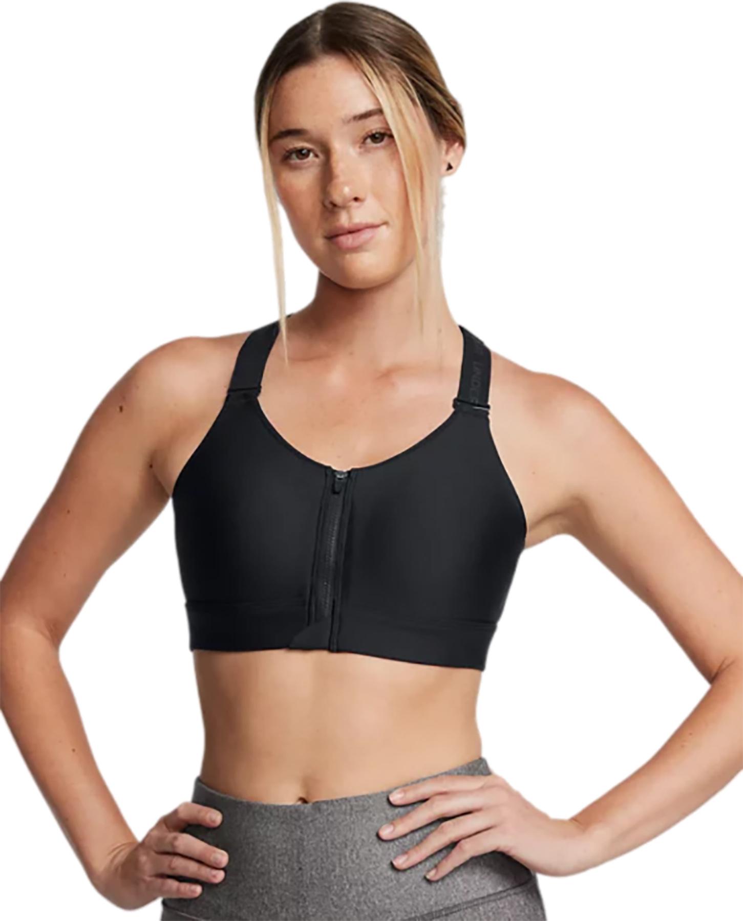 Product gallery image number 2 for product UA Infinity 2.0 High Zip Sports Bra - Women's