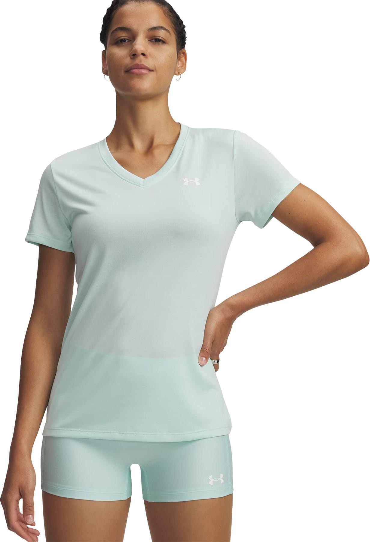 Product image for UA Tech Twist V-Neck Short Sleeve T-Shirt - Women's