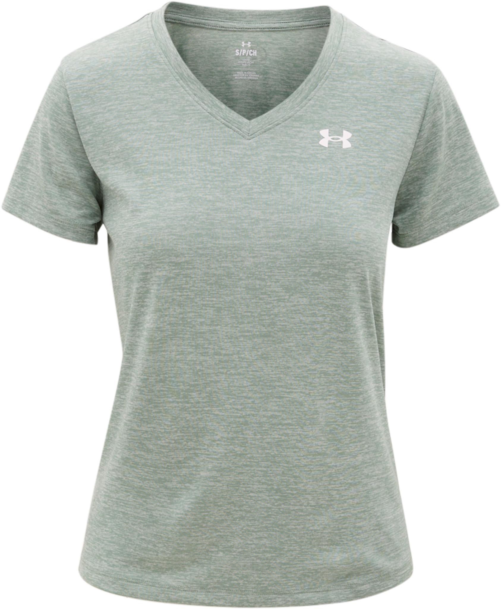 Image de produit pour T-shirt à manches courtes et col en V UA Tech Twist - Femme