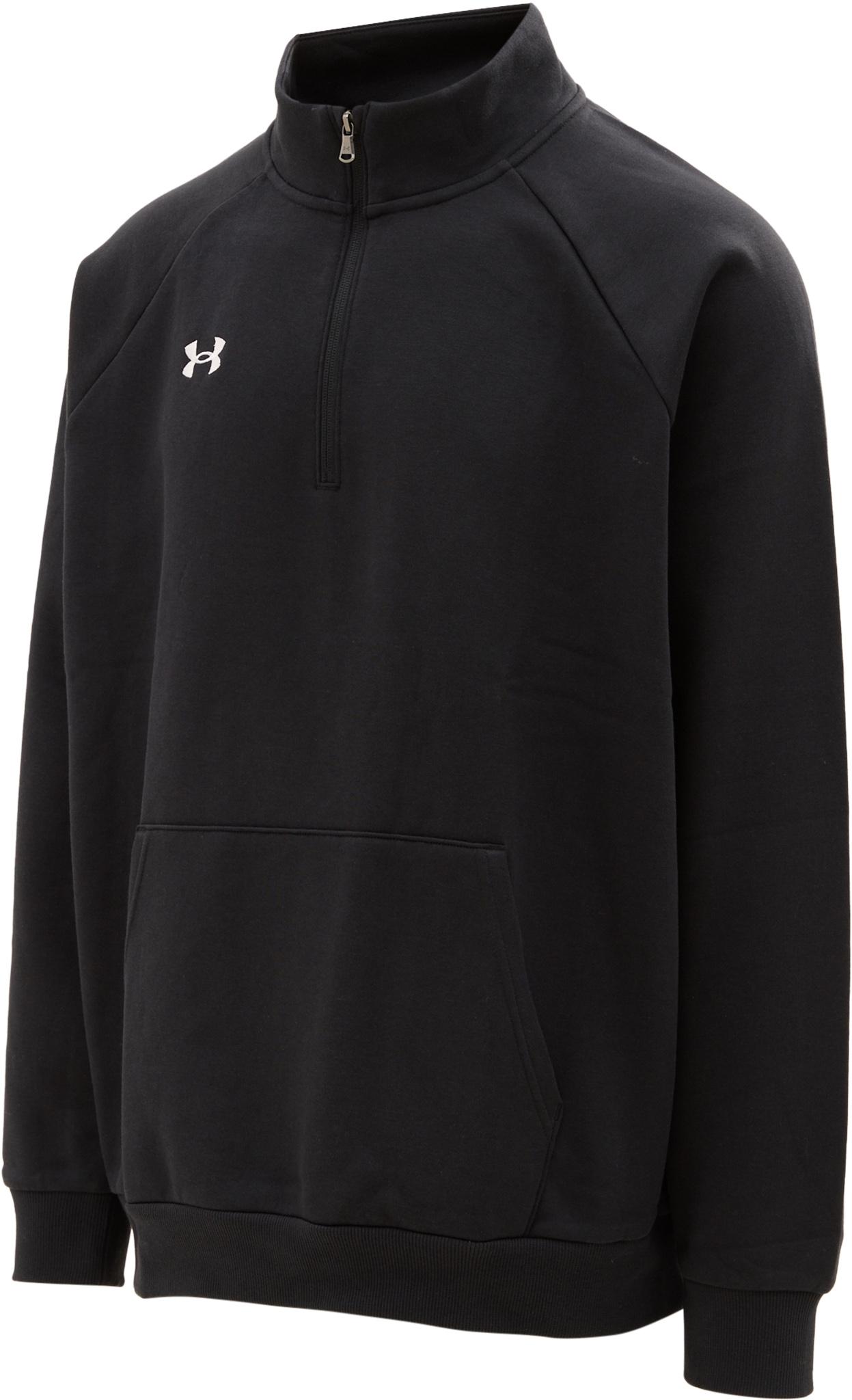 Product gallery image number 4 for product UA Rival Fleece ¼ Zip Pullover - Men's